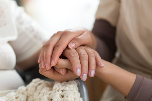 Caregiver - hands